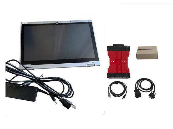 Outil de programmation de Diagnostic pour Ford-Mazda VCM2, IDS V129, bien installé, Kits complets CF-AX2 hardbook