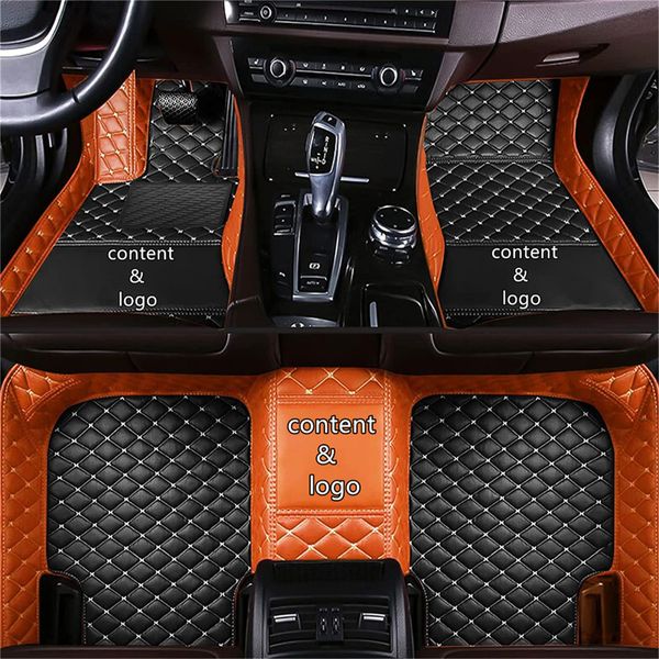 Tapis de sol de voiture imperméable personnalisé, accessoires d'intérieur de style automobile, protection pour Ford Mustang Mach-E MachE 2021 2022