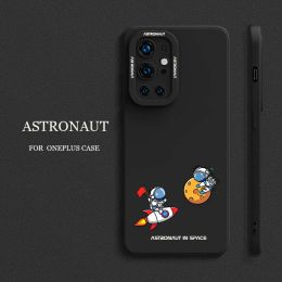 Voor Funda One Plus OnePlus 11 10 9 Pro 9rt 8t Nord 2 2t Nord2 Nord2t 10r Ace Racing 9Pro 10Pro Case Space Astronaut Telefoon Cover