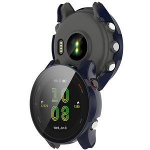 Voor Garmin Forerunner 255 Smart Watch getemperde filmscherm Beschermer uit één stuk Shell Smart Watch Housing Protective Case