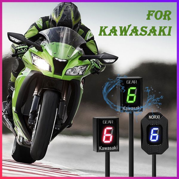 Para el indicador de engranajes Kawasaki Z750 Z750R Z800 Z800E Z1000 ER6N ER6F VERSYS 650 NINJA 300 400 Z650 6 ENGRANAJE