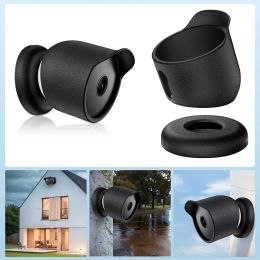 Voor Google Camera Waterdichte siliconenkoffer voor Google Nest Cam Outdoor of binnen (batterij) Beveiligingscamera -beschermende hoes