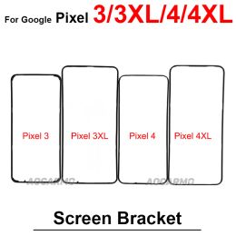 Pour Google Pixel 3 4 XL 3xl 4xl 5 5a 6 Pro Front Screen Stand Middle Bezel Frame LCD Bracket Hoder Plastic Hoder Remplacement