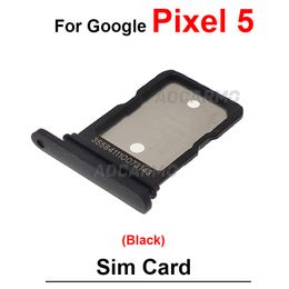 Pour Google Pixel 5 Black Green SIM SIM SOCKERT SOST TRAY PRIPAGNE RÉPARATION PIÈCES DE REMPLACEMENT