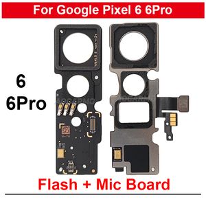 Pour Google Pixel 6 6Pro Pro Microphone et lumière de la lumière Flash Pièce de remplacement de la carte