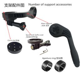Voor GoPro Sports Camera Link Base Quick Release Lock Accessories Garmin Bicycle Codemeter Computer Bracket Edge 530 810 1030