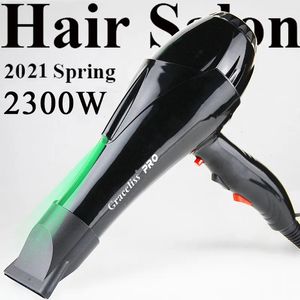 Voor kapper en kapsalon Lange draad EU -plug echt 2300W Power Professional Föhndroger Haardroger Hairdryer 240112