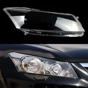 Pour Honda Accord 2008 ~ 2013 couvercle en verre de phare de voiture clair Automobile gauche droite phare phare lentille couvre style