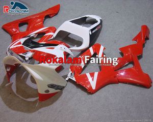 Para HONDA CBR ROJO WHITE CBR900RR 929 2000 2001 CBR929RR 900RR 01 02 Bodywork Road Bike Bike Failerings Kit (moldeo por inyección)