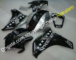 Para HONDA CBR1000RR 1000RR 08 09 10 11 FireBlade 2008-2011 Motorbike Black Silver Motorcycle Carreying (moldeo por inyección)