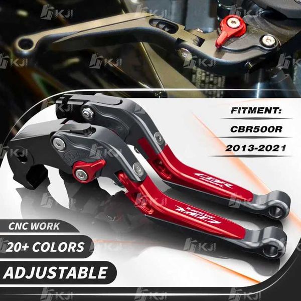 Palanca de embrague para Honda CBR500R CBR 500R 2013-2021, juego de freno, palancas plegables ajustables, piezas de accesorios para motocicleta