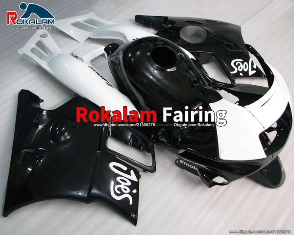 Para Honda CBR600F2 1991 1992 1993 1994 CBR600 Kit de carenados CBR600 91 92 93 94 CBR 600 F2 600F2 Carenado de motocicleta en blanco y negro