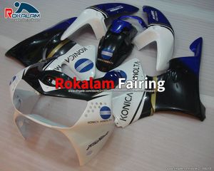 Para Honda CBR900RR 1998 1999 CBR 900 RR CBR900 919 CBR919 98 99 blanco azul Motobike carenados motocicleta conjunto personalizado