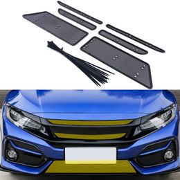 Voor Honda Civic 10th 2021 Auto Accessoire Grille Insert Netto Anti-Insect Dust Garbage Proof Roestvrij Inner cover Mesh205e