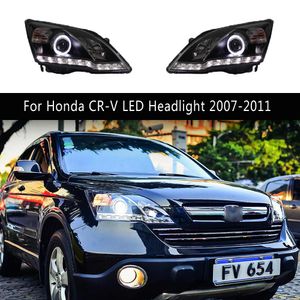 Voor Honda CR-V CRV LED Koplamp Montage 07-11 Voorlamp Dagrijverlichting Streamer Richtingaanwijzer Auto Accessoires grootlicht