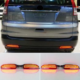 Pour Honda CRV 2012 2013 2014 LED pare-chocs arrière clignotant LED frein arrière feu de conduite antibrouillard