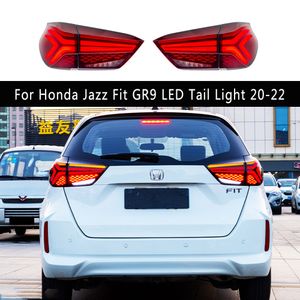 Pour Honda Jazz Fit GR9 Light LED 20-22 Car Styling Lampe arrière Brake Running Light Film Stream Turn Signal Wights Assembly