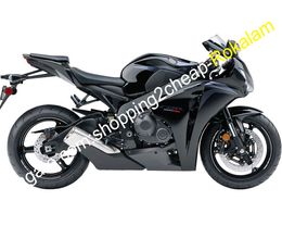 Pour moto Honda CBR1000RR 08 09 10 11 CBR 1000 RR 1000RR CBR1000 2008 2009 2010 2011 Kit de carénage noir ABS (moulage par injection)