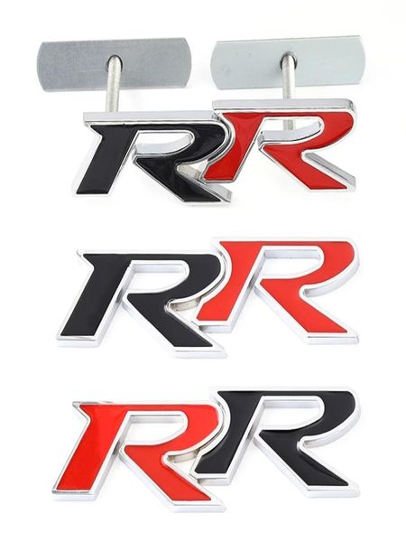 Pour Honda Rr Civic Mugen Accord CRV CITY HRV FIT JADE 3D METAL RR LOGO MODIFICATION MODIFICATE