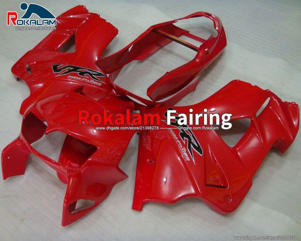 Para Honda VFR800 ABS Sportbike Carenado Set Fit VFR 800 1998 1999 2000 2001 Red Aftermarket Carenados de motocicleta