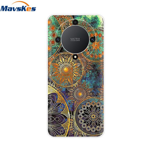 Pour Honor Magic5 Lite Case Silicone Soft TPU Back Phone Protector Shell pour Huawei Magic 5 Light 5lite 5G 6.67 