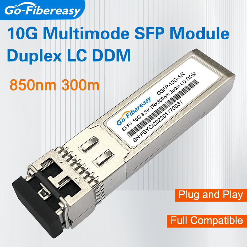 Pour HP J9150A / J9150D SFP 10GB MODULE TRANSPEIVER 10GBASE-SR multimode 850 nm Duplex LC 300m SFP + Fiber Optical Module Aruba Switch
