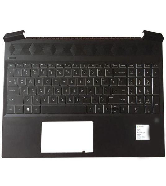 Pour HP Pavilion Gaming 15EC 15EC0000 US Backlit Keyboard ordinateur portable Palmrest Upper Case L725980019947743