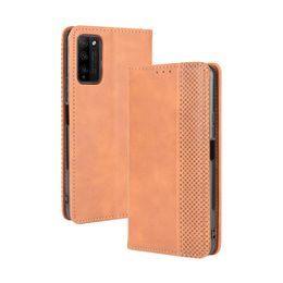 Étui à rabat magnétique en cuir pour Huawei Honor 10X Lite, support de livre, carte de protection, portefeuille en silicone, couverture de téléphone