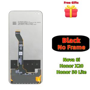 Pour Huawei Honor x20 50 Lite Nova 8i LCD Original avec Frame Affichage du téléphone mobile Affichage tactile Remplacement de l'assemblage