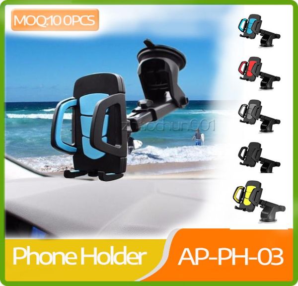 Para Huawei P20 Lite P9 P8 Mate 8 9 Honor 8 CAR Solicador de teléfono Rabor de parabrisas Retractable Stand GPS Monte para iPhone Samsung1778931