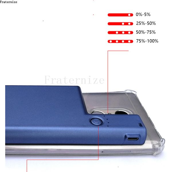 Pour Huawei P20 Lite Pro Battery Charger Case Bank Portable Power Bank pour Huawei Nova 3 3E 3I P SMART + CHARGE COURT