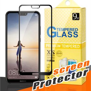 Pour J2 CORE Huawei Mate 20 X MOTO E4 E5 Plus G5 G6 Plus X4 Z2 Play Huawei P20 lite Pro Couverture complète Flim 2.5D Protecteur d'écran en verre trempé