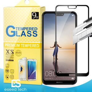 Pour J2 CORE Huawei Mate 20 X P20 P10 Lite Pro Honor 7X 6X ascend xt2 Alcatel x1 Evolve 2.5D Full Cover Flim Protecteur d'écran en verre trempé