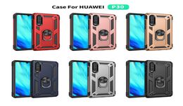 Pour Huawei P30 S8 9 10 S10 S10E plus la couverture magnétique de la couverture magnétique de l'anneau d'honneur de la caisse d'honneur pour le téléphone 6139640