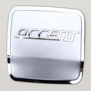 Pour Hyundai Accent Elantra Couper à carburant Couvre-couvercle du réservoir d'huile en acier inoxydable Stickers 6473980