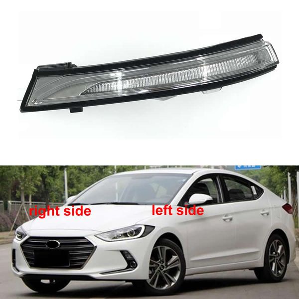 Para Hyundai Elantra 2016 2017 2018 2019 2020, accesorios para coche, espejo retrovisor trasero, indicador de luz intermitente, lámpara lateral