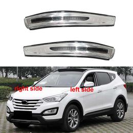 Para Hyundai IX45 2013 2014 2015 2016 2017 Acessórios do carro Retrovisor Espelho Retrovisor Turn Signal Light Indicator Side Lamp