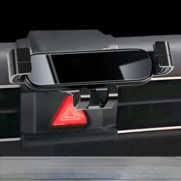 Para Hyundai Santa Fe Sonata IX25 Tucson ABS negro soporte de teléfono móvil para salida de aire de coche accesorios de soporte de navegación GPS