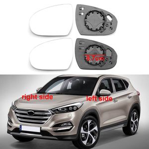 Voor Hyundai Tucson 2015 2016 2017 2018 2019 2020 Deur Vleugel Achteruitkijkspiegels Lenzen Buitenste Achteruitkijkspiegel Zijspiegel Wit glas Lens