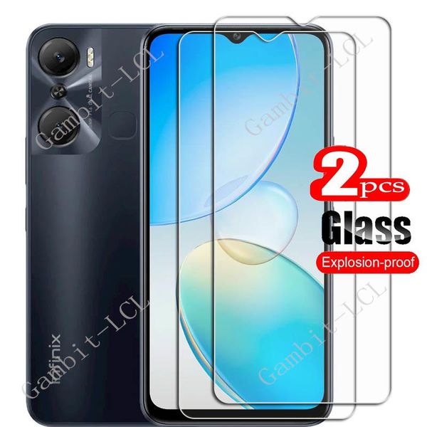 Para Infinix Hot 12 Pro Tempered Glass Protective en Hot 12 Pro Hot12 12Pro X668C 6.6 pulgadas Película de portada de teléfonos inteligentes Protector