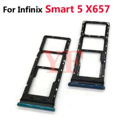Pour Infinix Hot 9 Play X680 HOT 10 SMART 5 8 LITE X657 X650 SMART 3 Plus X627 SIM Card Tray Reader Reader SD Adaptateur