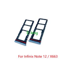 Pour Infinix Note 10 11 11s 12 30 30i G96 Pro X698 X697 X670 X663 X693 X695 SIM CARD SLOT TRAY HODDER SIM CARD REGOR SOCKET