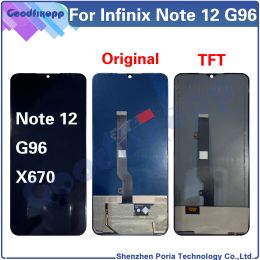 Pour Infinix Note 12 G96 X670 Affichage de l'écran tactile Assemblage de numériseur pour le remplacement de la note12 Turbo