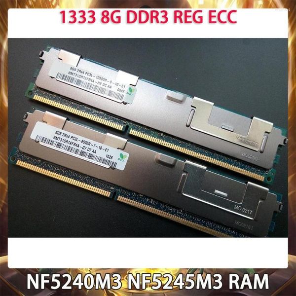 Para Inspur NF5240M3 NF5245M3 Memoria de servidor original 8GB 1333 8G DDR3 REG ECC RAM Funciona perfectamente Envío rápido Alta calidad