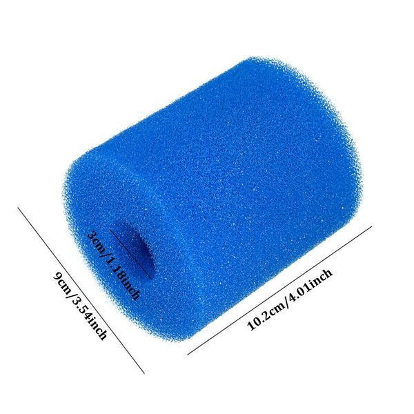 Pour Intex Type H lavable réutilisable Piscine Filtre de mousse Filtre Sponge Filtre Éponge Colonne Biofoam lavable réutilisable