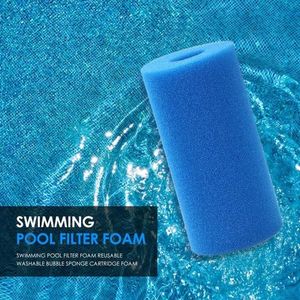 Pour Intex Type I / II / SI / H / A / B Lavable Piscine Washable Filtre Sponge Réutilisable Claignier pour baignoire CARTRIDE ACCESSOIRES DE JARDIN