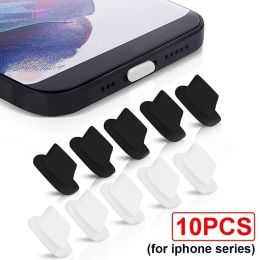 Pour iOS Silicone Phone Dust Plug pour iPhone 14 13 Pro Max 12 11 Xs Port Port Protecteur Capes de couverture anti-poussière en caoutchouc Pour Apple