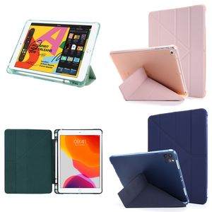 Cas de réveil avec un porte-stylo à crayon pour iPadfor iPad 2022 10.2 Air 9.7 6e 7e 8th 9th Mini 6 5 Generation Case Flip Stand Protective Cover