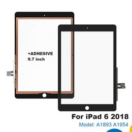 Voor iPad 6 6th Gen 2018 Versie A1893 A1954 Touchscreen Digitizer Front Outer Panel Glas 9.7 Inch Gratis DHL