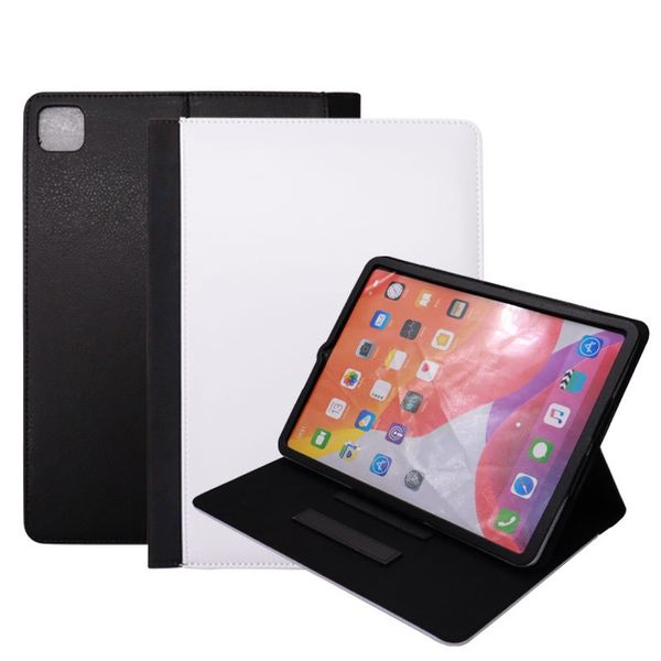 Para iPad Air / air 2 9.7 pulgadas sublimación Funda magnética en blanco con 3 ranuras para tarjetas Funda de cuero para tableta Competible con Mini 4 6 Pro 10.9 11